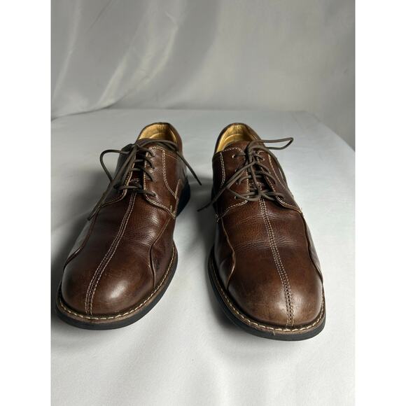 Johnston & Murphy Shuler Bicycle Brown Leather Oxford Shoes Mens 11.M  20-7223 main image 4